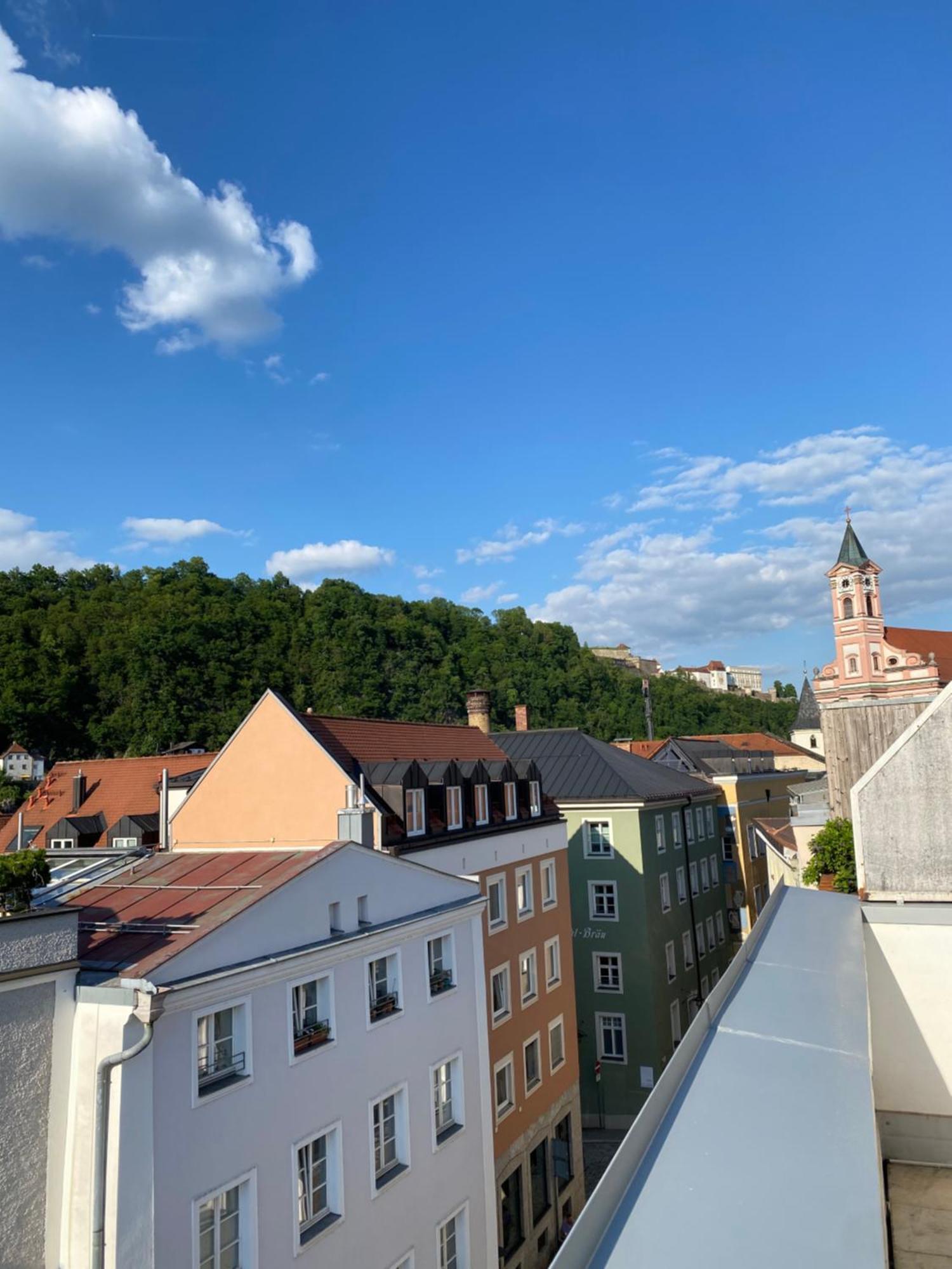 Ferienwohnung Penthouse - Zentral Und Genial Passau Exterior foto